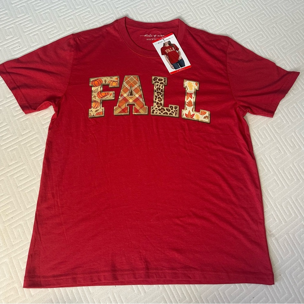 Red Fall Graphic Tee